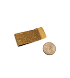 Handmade Embossed Brass Elephant Money Clip