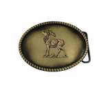Handmade Brass Deer Buck Belt Buckle