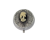 Copy of Handmade Silver Gothic Lolita Skeleton Cameo Pill Box