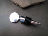 Handmade Oxidized Silver Rooster Wine Bottle Stopper