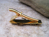 Handmade Gold Brass Steampunk Grasshopper Tie Bar Clip