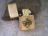 Handmade Brushed Gold Nautical Octopus Cigarette Lighter