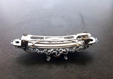 Handmade Silver Bee Hair Clip Barrette