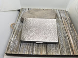 Handmade Antique Silver Embossed Steampunk Butterfly Cigarette Case