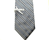 Handmade Silver Brass Steampunk Airplane Tie Bar Clip