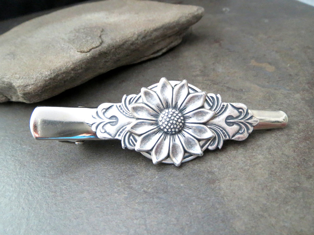 Handmade Sunflower Hair Clip Barrette