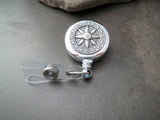 Handmade Compass Badge Holder