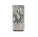 Handmade Oxidized Silver Embossed Brass Turtle Money Clip