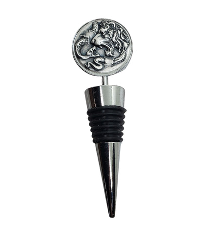 Handmade Lion And Snake Wine Bottle Stopper