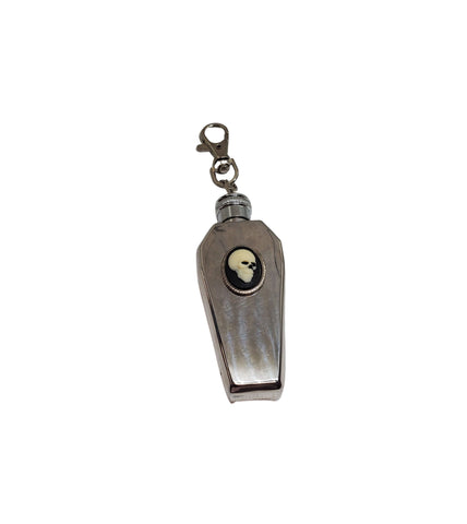 Handmade Stainless Steel Day Of The Dead Flask Key Chain