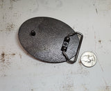 Handmade Oxidized Silver Butterfly Belt Buckle