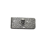 Handmade Oxidized Silver Skull And Crossbones Money Clip