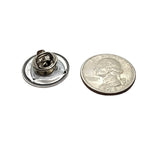 Handmade Antique Silver Praying Hands Lapel Pin Tie Tack