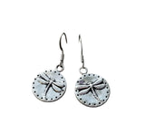 Handmade Silver Dragonfly Earrings