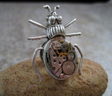 Handmade Steampunk Beetle Tie Tack