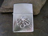 Handmade Silver Octopus Cigarette Lighter
